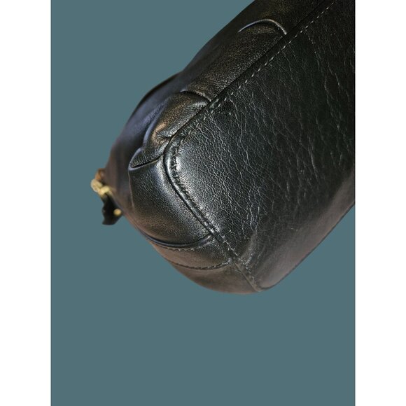 Coach Madison Y2K Classic Pleated Detail Demi Leather Hobo Black Shoulder Bag - Picture 8 of 14